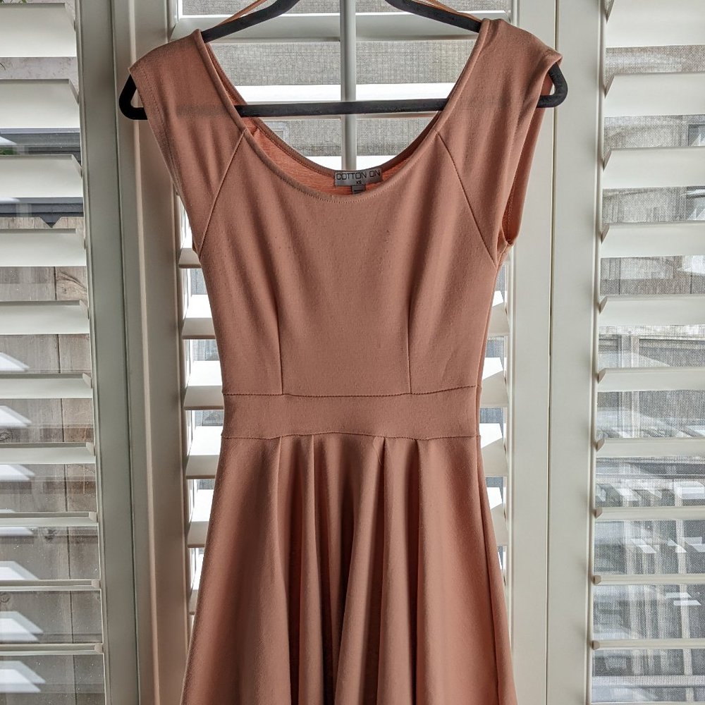 Pink cotton dress